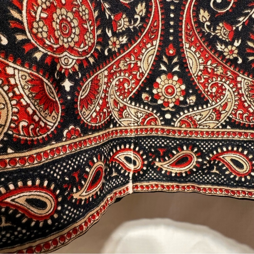 LADY SUN Paisley Kaftan Boho Resort Caftan Beach Coverup Festival - Picture 5 of 8